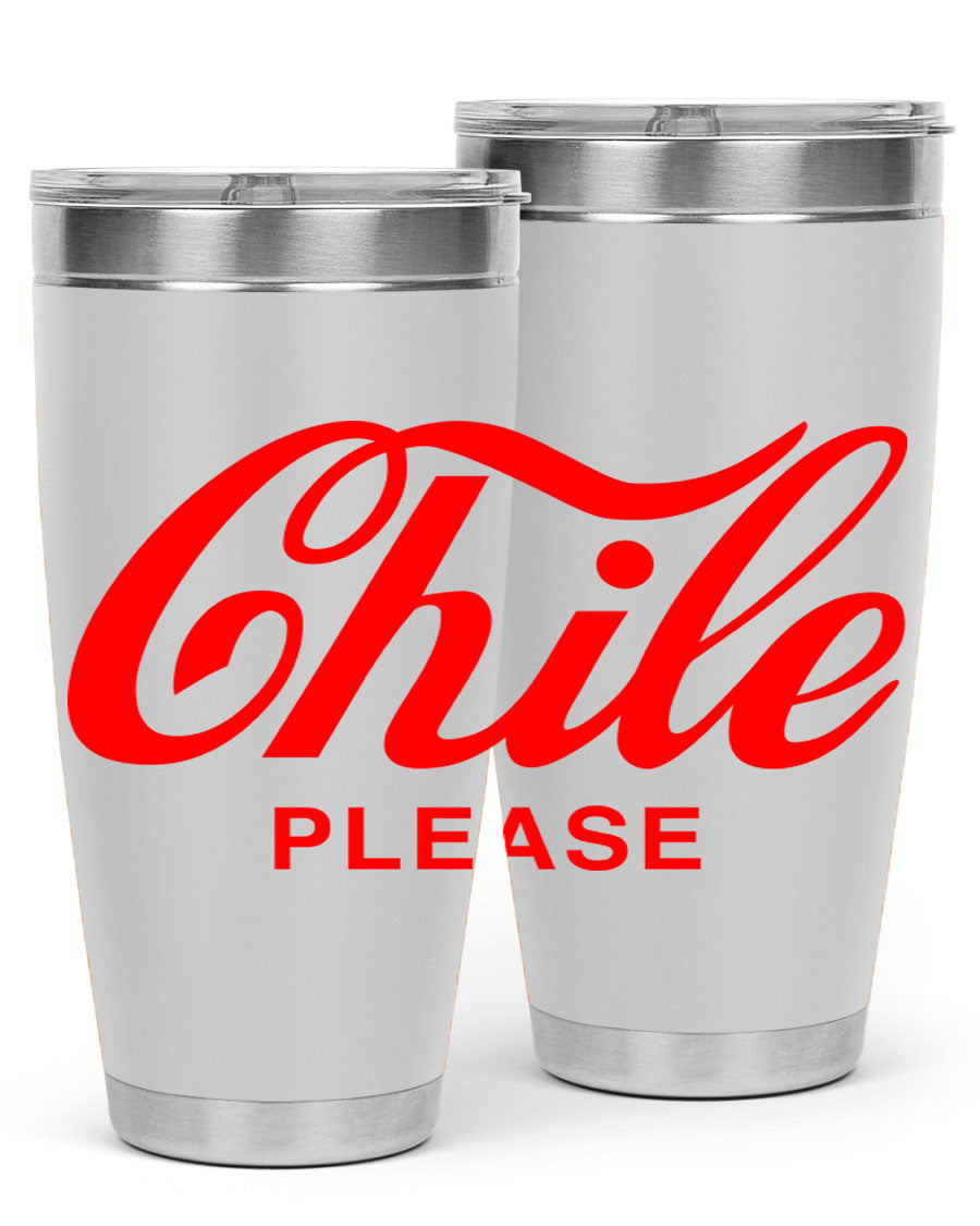 Chile Please 187# Cotton Tank featuring stylish black words and phrases on a soft cotton fabric.