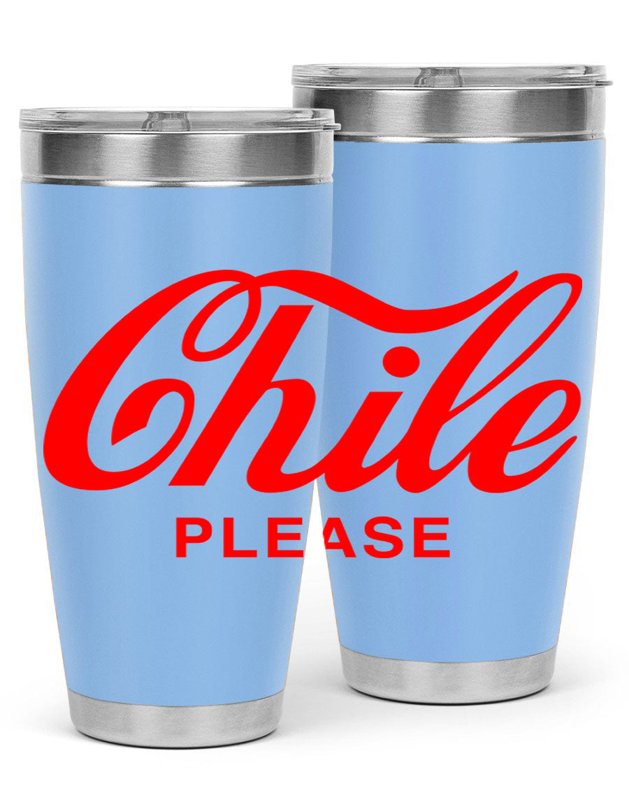 Chile Please 187# Cotton Tank featuring stylish black words and phrases on a soft cotton fabric.