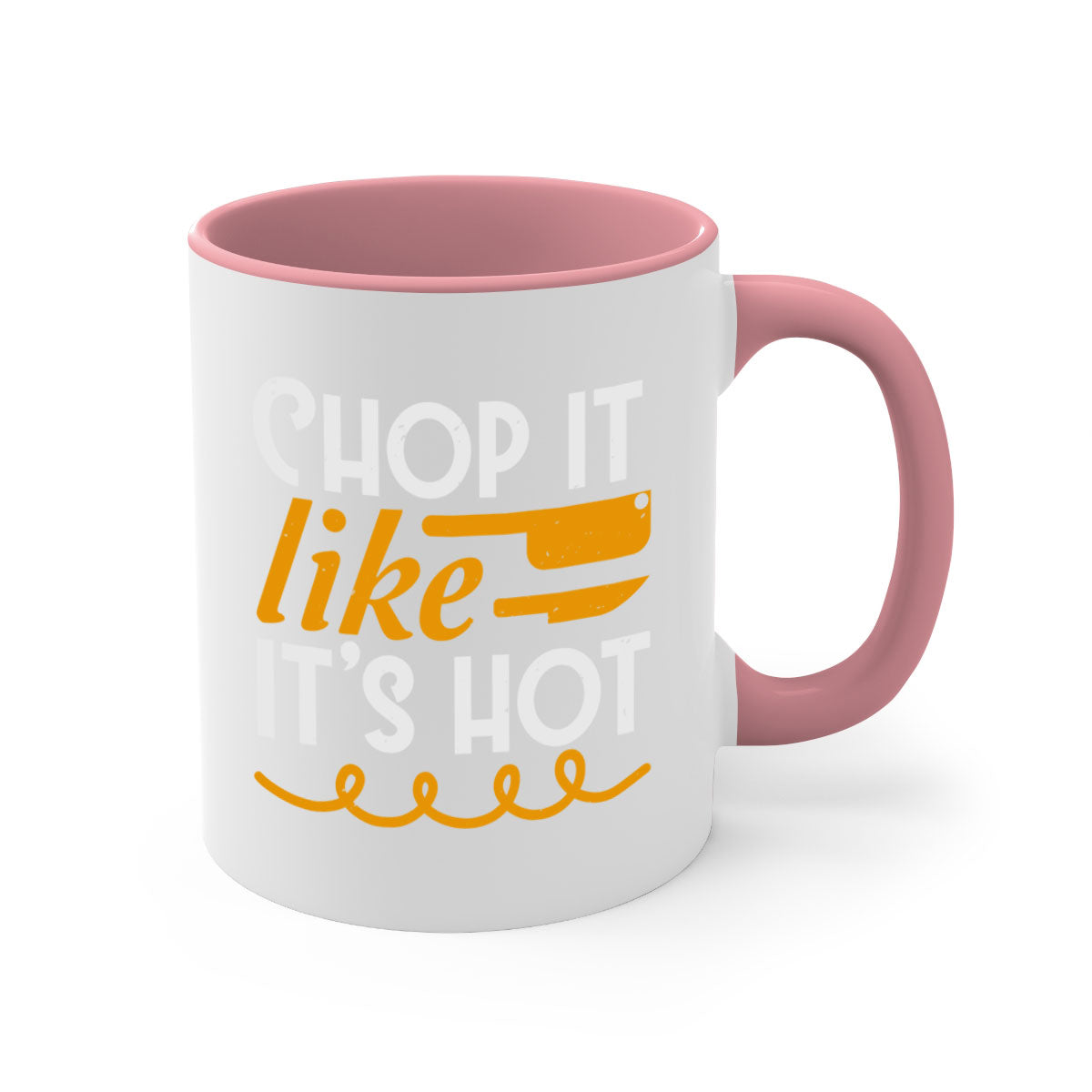 Chop it lits Hot 58# Mug in various colors with glossy finish and easy-grip handle, perfect for coffee or tea.