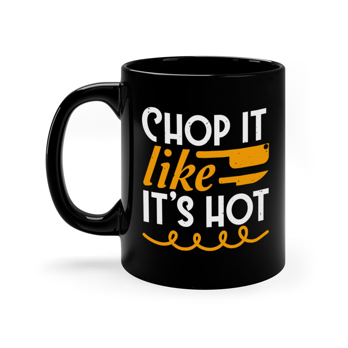 Chop it lits Hot 58# Mug in various colors with glossy finish and easy-grip handle, perfect for coffee or tea.