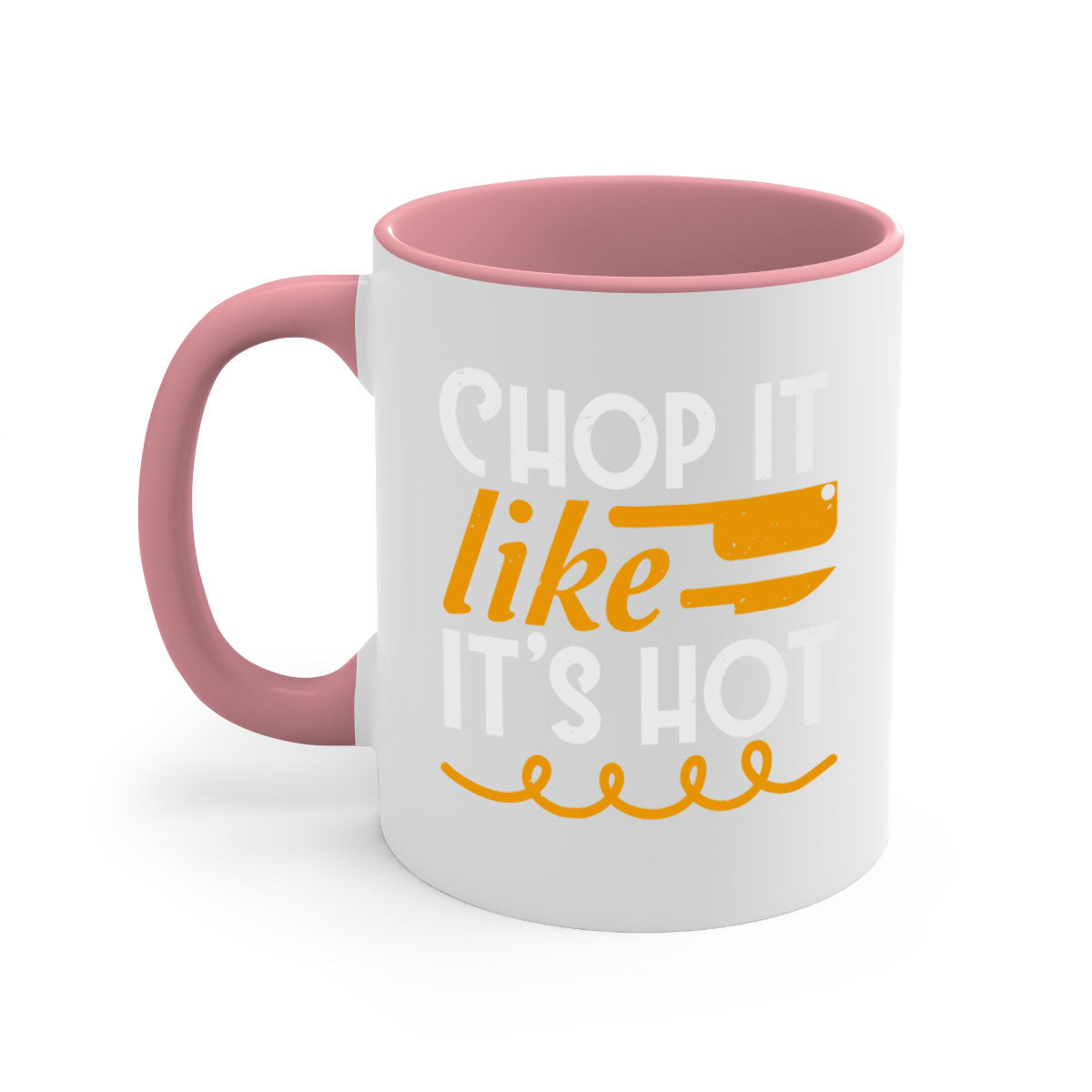 Chop it lits Hot 58# Mug in various colors with glossy finish and easy-grip handle, perfect for coffee or tea.
