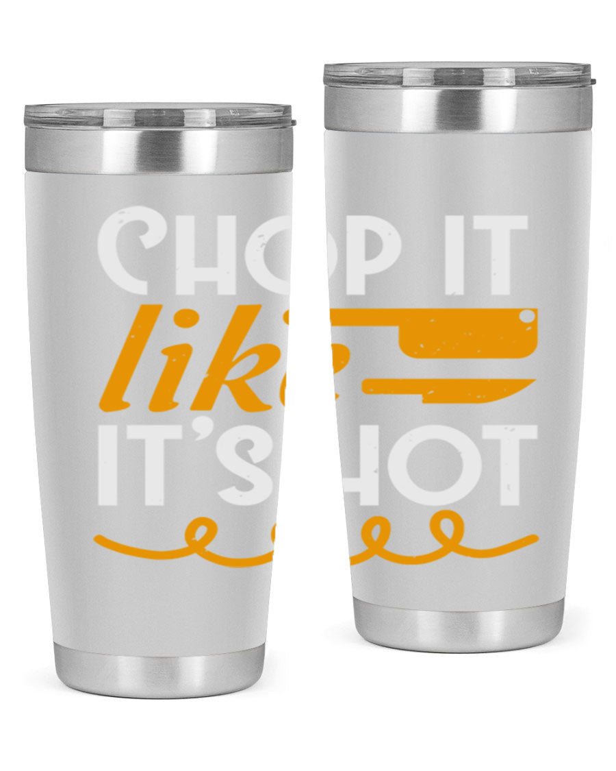 Chop it lits Hot 58# Tumbler, a double wall vacuum stainless steel tumbler with copper lining, designed for hot and cold beverages.