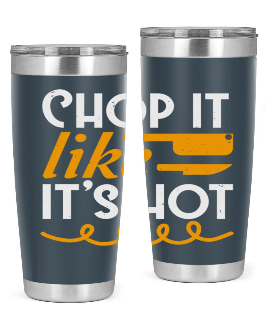 Chop it lits Hot 58# Tumbler, a double wall vacuum stainless steel tumbler with copper lining, designed for hot and cold beverages.