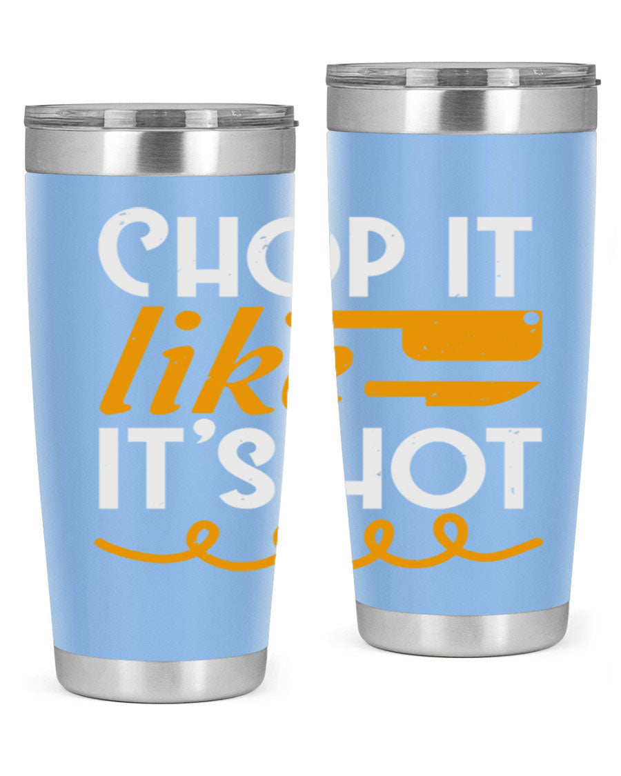 Chop it lits Hot 58# Tumbler, a double wall vacuum stainless steel tumbler with copper lining, designed for hot and cold beverages.