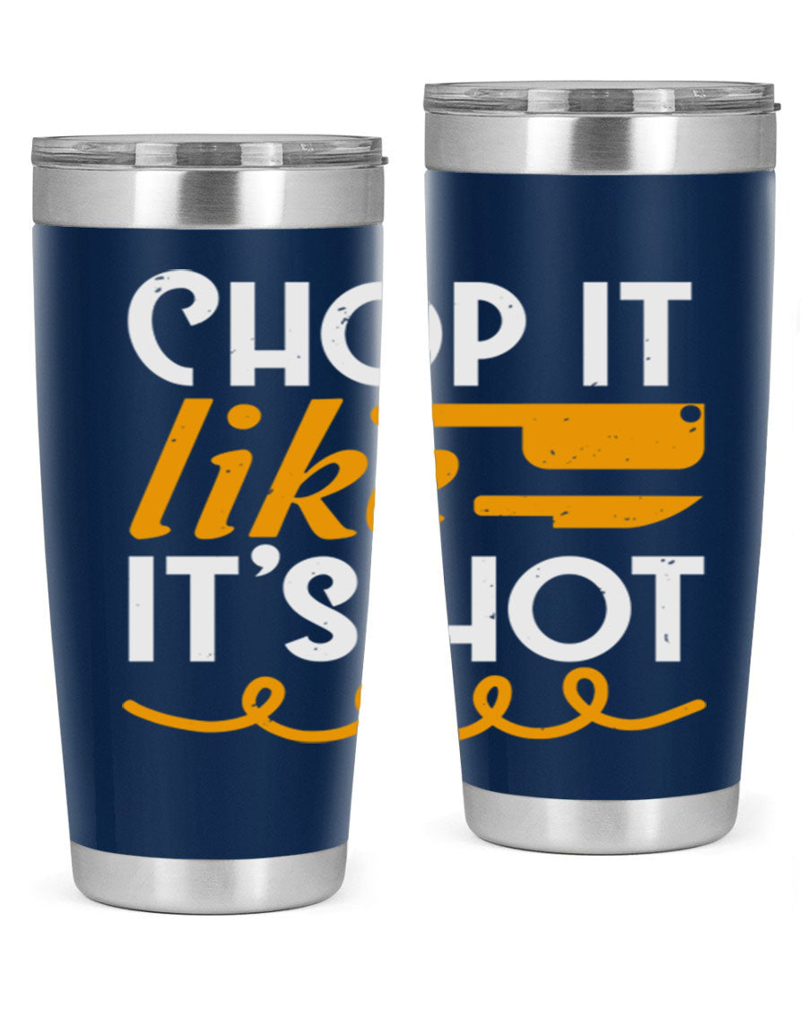 Chop it lits Hot 58# Tumbler, a double wall vacuum stainless steel tumbler with copper lining, designed for hot and cold beverages.