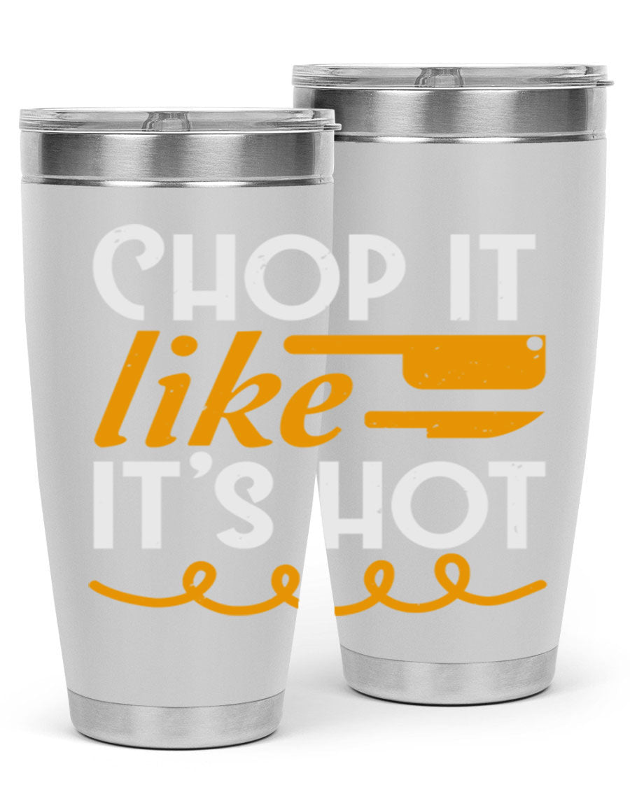 Chop it lits Hot 58# Tumbler, a double wall vacuum stainless steel tumbler with copper lining, designed for hot and cold beverages.