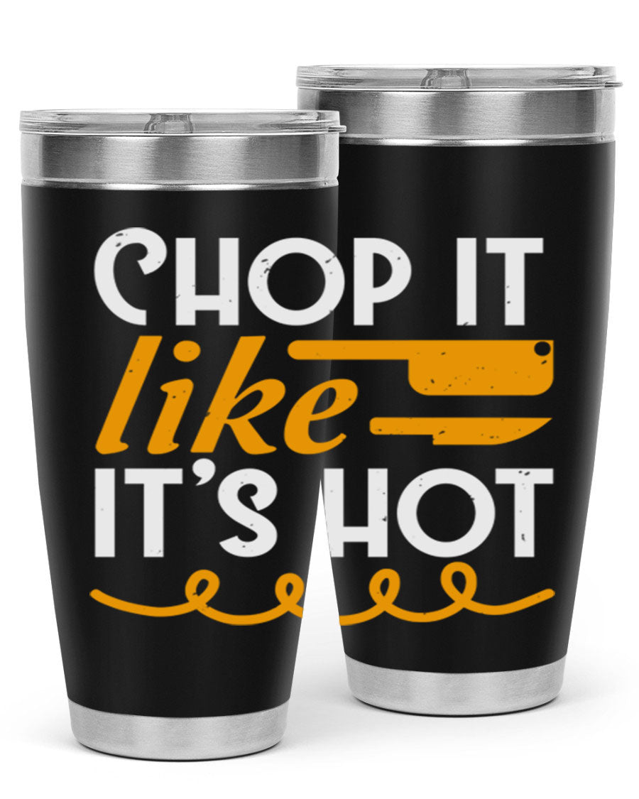 Chop it lits Hot 58# Tumbler, a double wall vacuum stainless steel tumbler with copper lining, designed for hot and cold beverages.