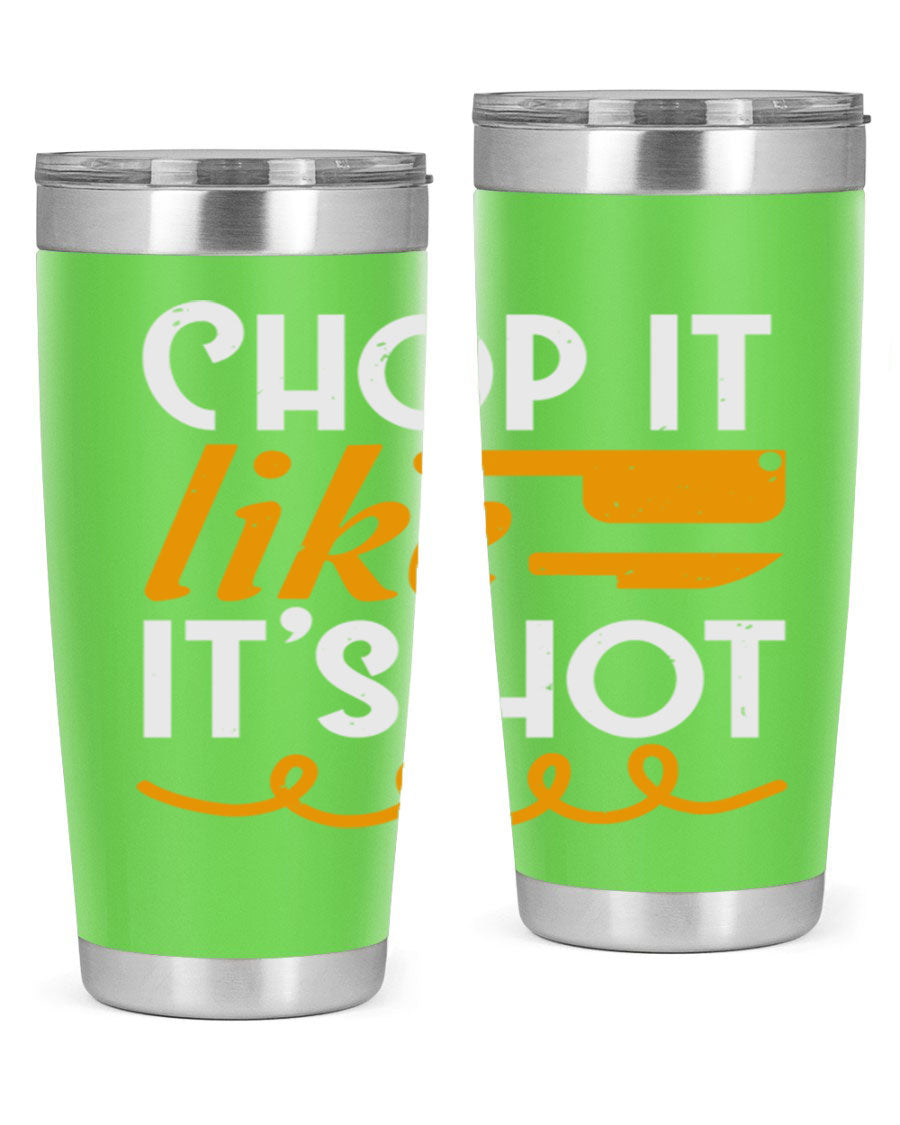 Chop it lits Hot 58# Tumbler, a double wall vacuum stainless steel tumbler with copper lining, designed for hot and cold beverages.