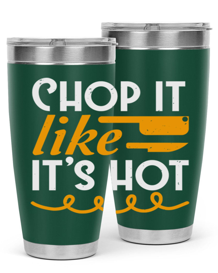 Chop it lits Hot 58# Tumbler, a double wall vacuum stainless steel tumbler with copper lining, designed for hot and cold beverages.