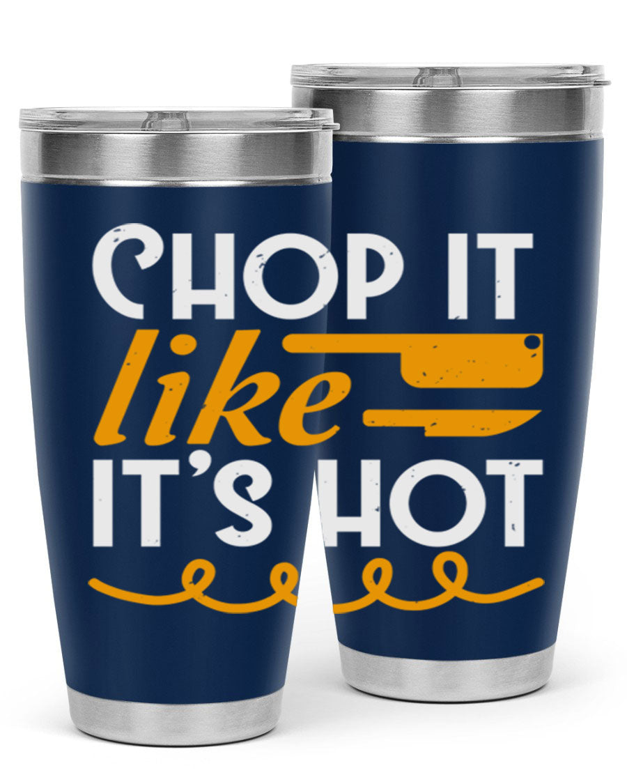 Chop it lits Hot 58# Tumbler, a double wall vacuum stainless steel tumbler with copper lining, designed for hot and cold beverages.