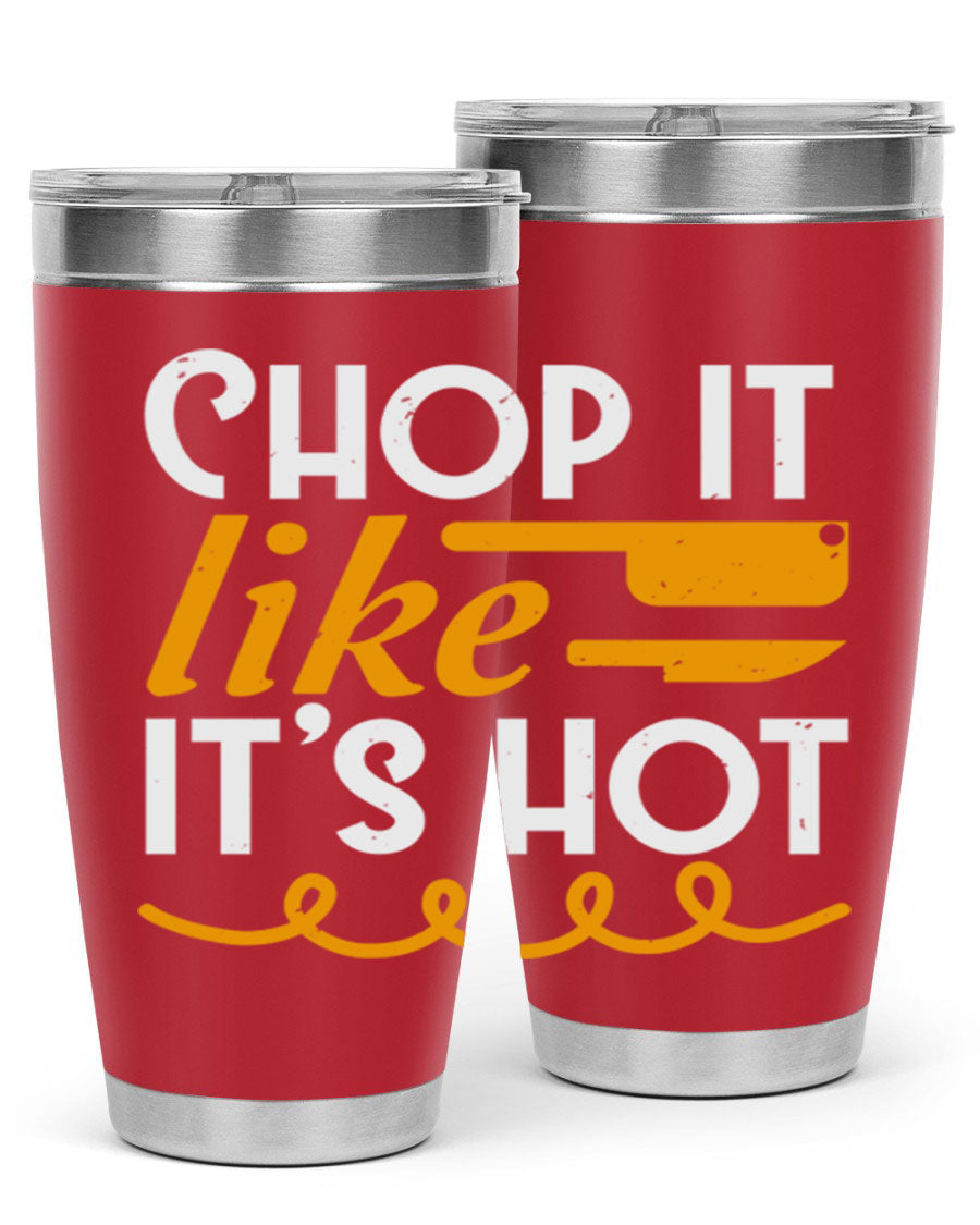 Chop it lits Hot 58# Tumbler, a double wall vacuum stainless steel tumbler with copper lining, designed for hot and cold beverages.