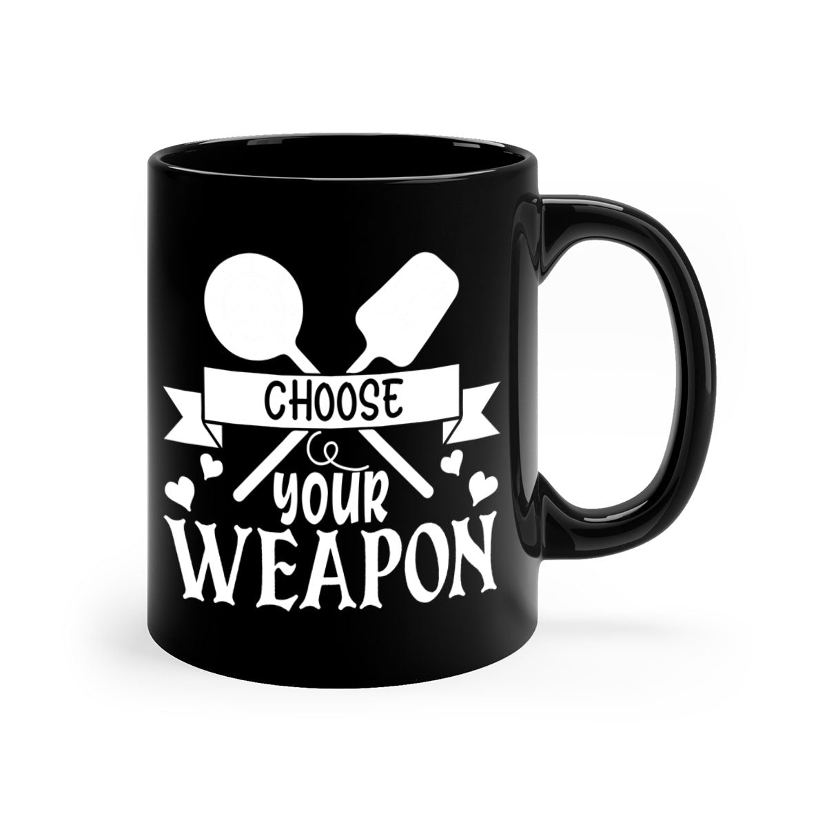 Choose Your Weapon 48# Mug in various colors with a glossy finish and easy-grip handle, perfect for coffee or tea.