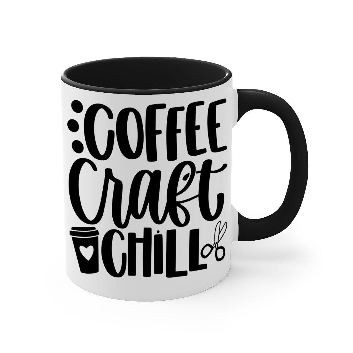 Coffee Craft Chill 42# Mug in five vibrant colors with a glossy finish and easy-grip handle.
