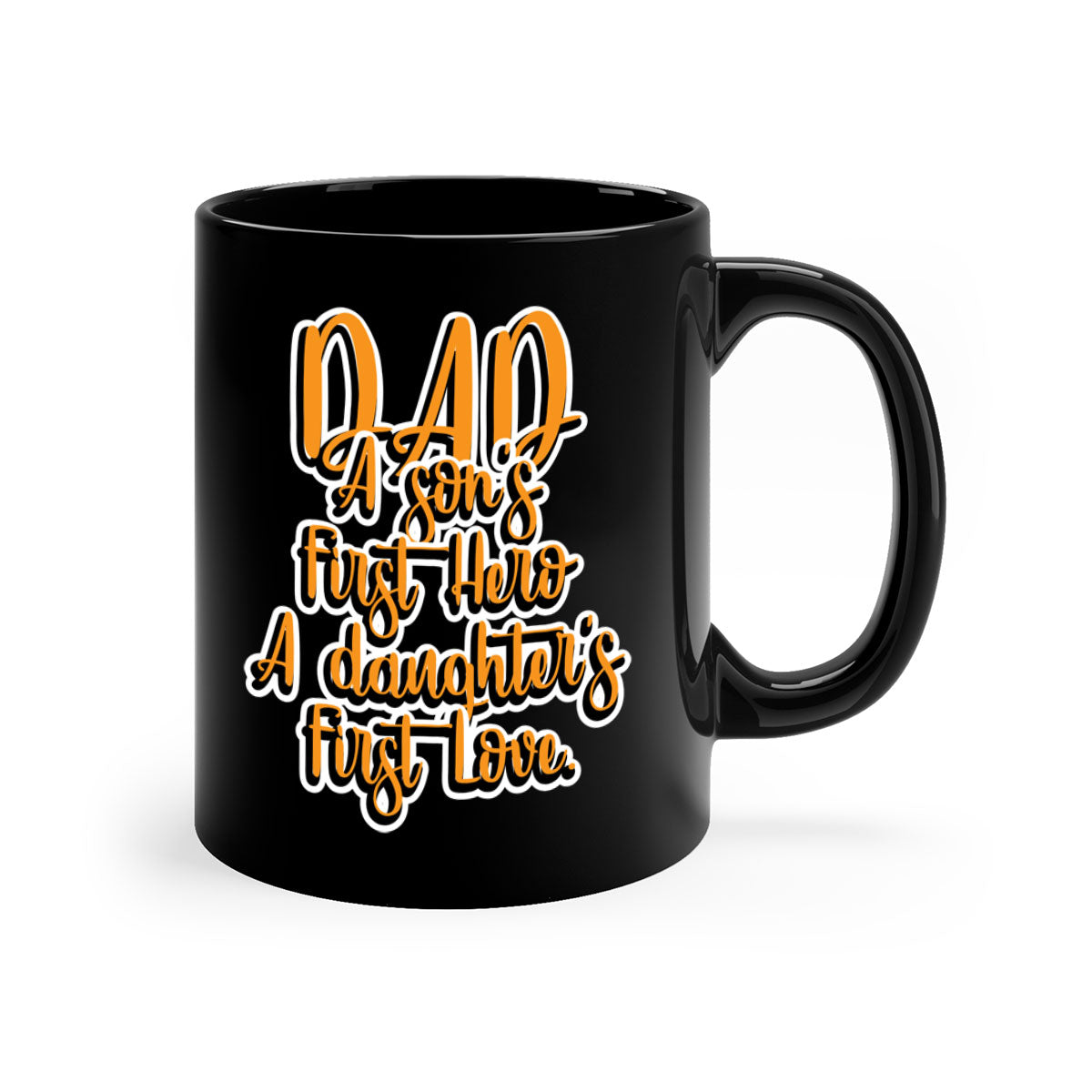 Cool Daddy Tshirt design 45# Mug featuring a two-tone color scheme with a glossy finish and easy-grip handle.