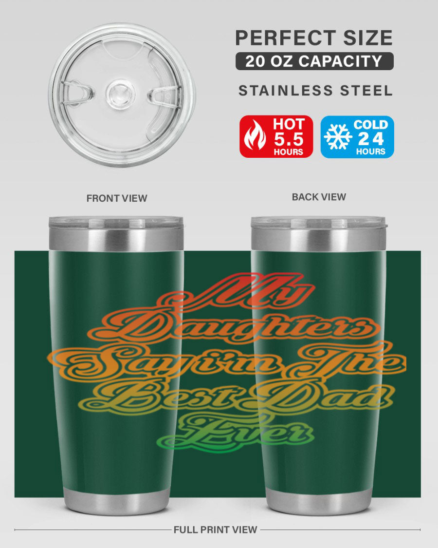 Cool Dady T-shirt design featuring a stylish 39# tumbler, showcasing its stainless steel construction and vibrant print.