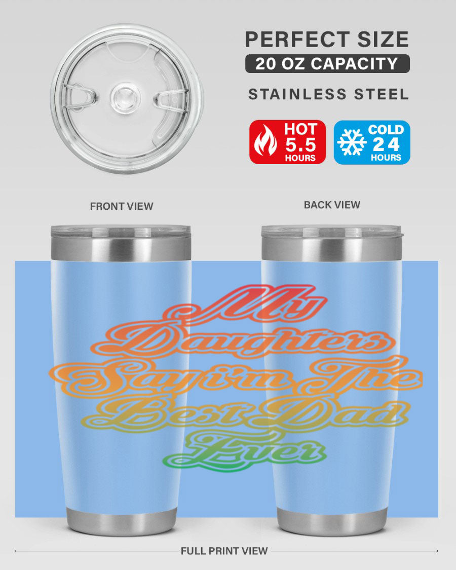Cool Dady T-shirt design featuring a stylish 39# tumbler, showcasing its stainless steel construction and vibrant print.