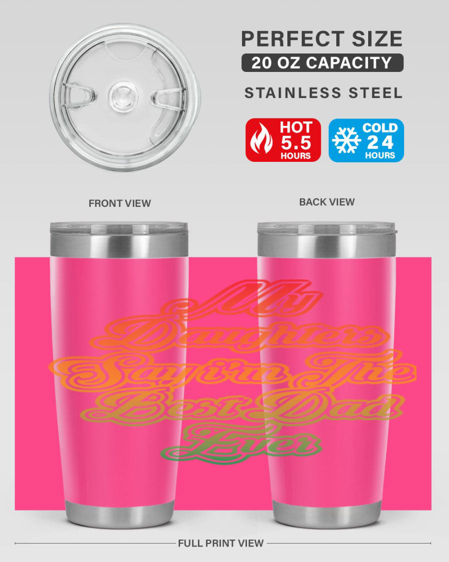 Cool Dady T-shirt design featuring a stylish 39# tumbler, showcasing its stainless steel construction and vibrant print.