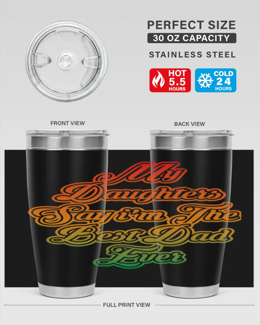Cool Dady T-shirt design featuring a stylish 39# tumbler, showcasing its stainless steel construction and vibrant print.