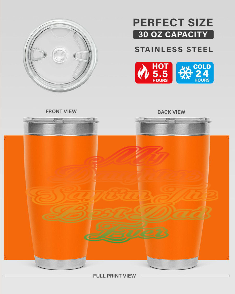 Cool Dady T-shirt design featuring a stylish 39# tumbler, showcasing its stainless steel construction and vibrant print.