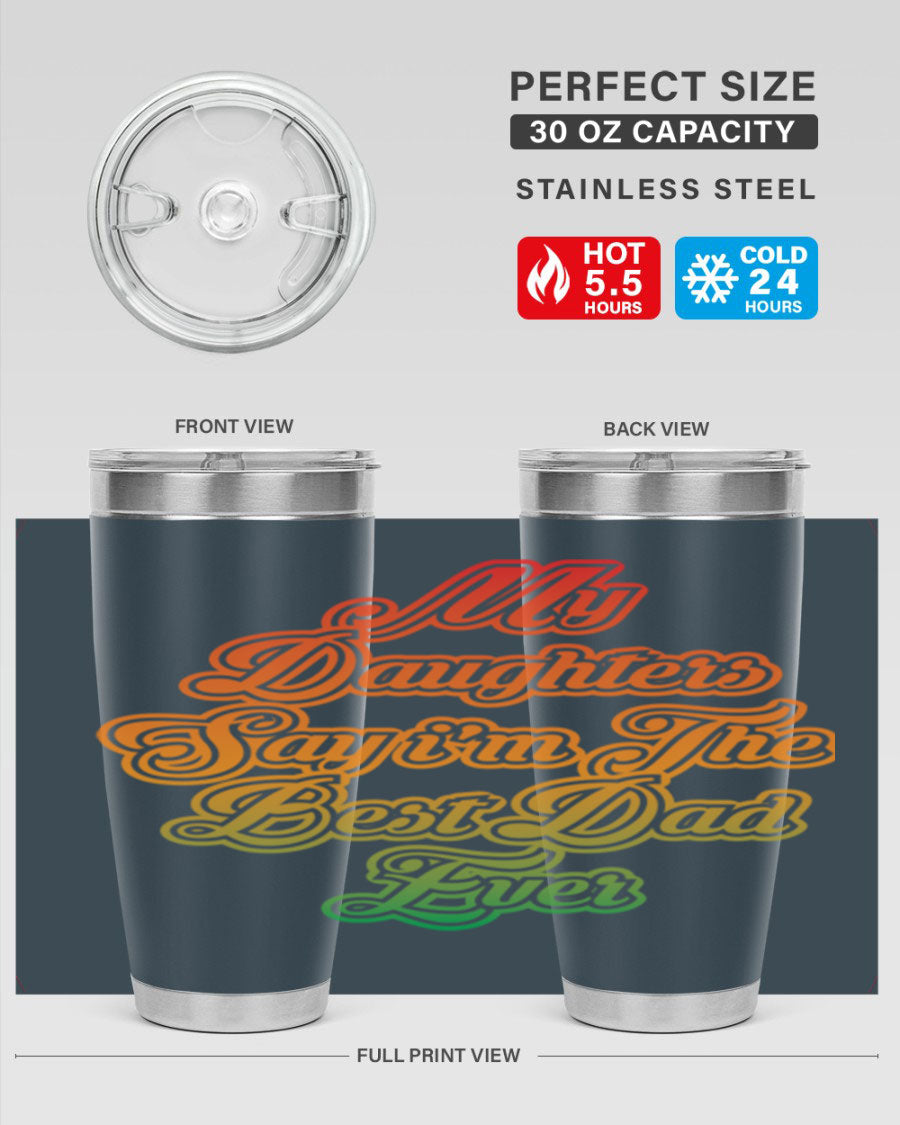 Cool Dady T-shirt design featuring a stylish 39# tumbler, showcasing its stainless steel construction and vibrant print.