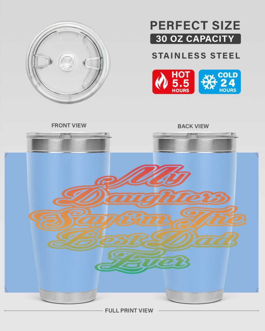 Cool Dady T-shirt design featuring a stylish 39# tumbler, showcasing its stainless steel construction and vibrant print.