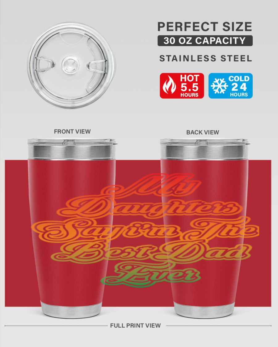 Cool Dady T-shirt design featuring a stylish 39# tumbler, showcasing its stainless steel construction and vibrant print.