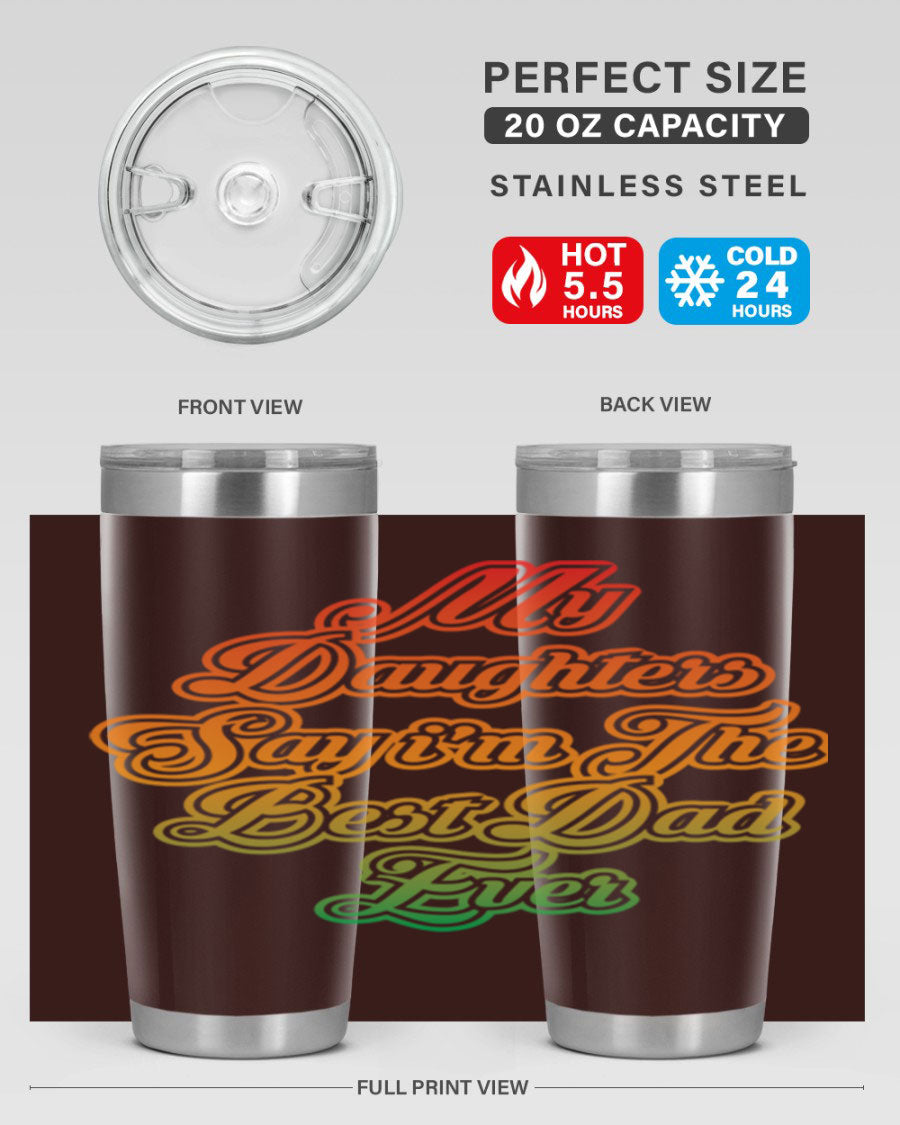 Cool Dady T-shirt design featuring a stylish 39# tumbler, showcasing its stainless steel construction and vibrant print.