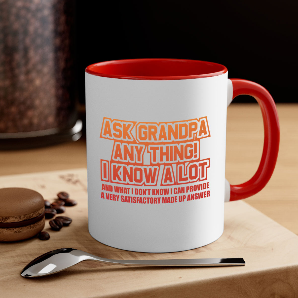 Cool Daddy t-shirt and two-tone coffee mug set featuring a glossy finish and colorful handle options.