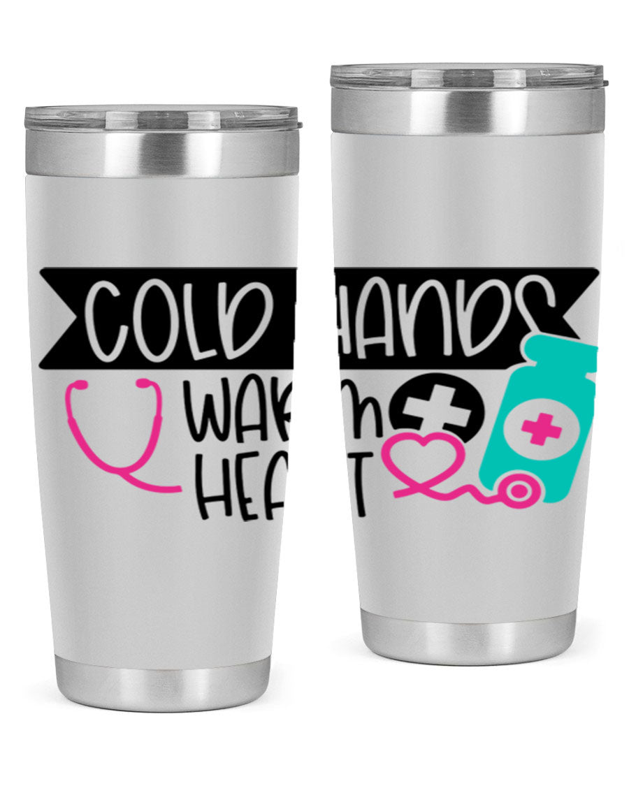 Cold Hands Warm Heart Style 205# tumbler featuring a double wall vacuum design, perfect for keeping drinks hot or cold.