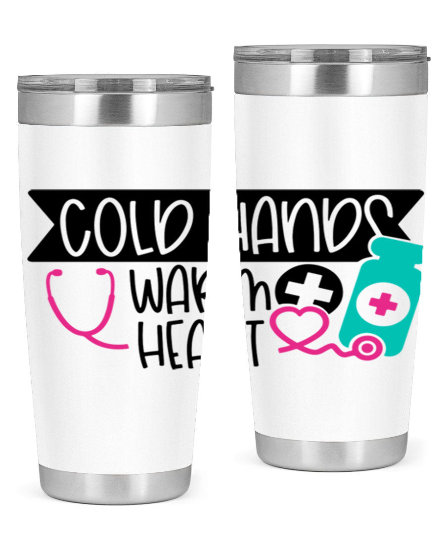 Cold Hands Warm Heart Style 205# tumbler featuring a double wall vacuum design, perfect for keeping drinks hot or cold.