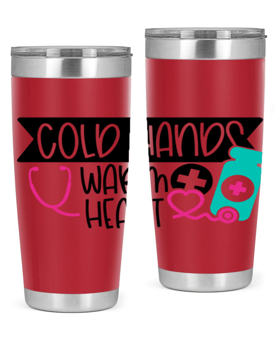 Cold Hands Warm Heart Style 205# tumbler featuring a double wall vacuum design, perfect for keeping drinks hot or cold.