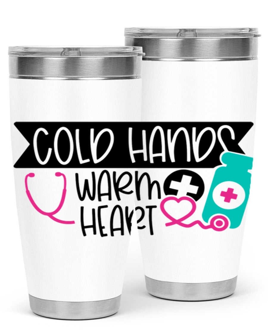 Cold Hands Warm Heart Style 205# tumbler featuring a double wall vacuum design, perfect for keeping drinks hot or cold.