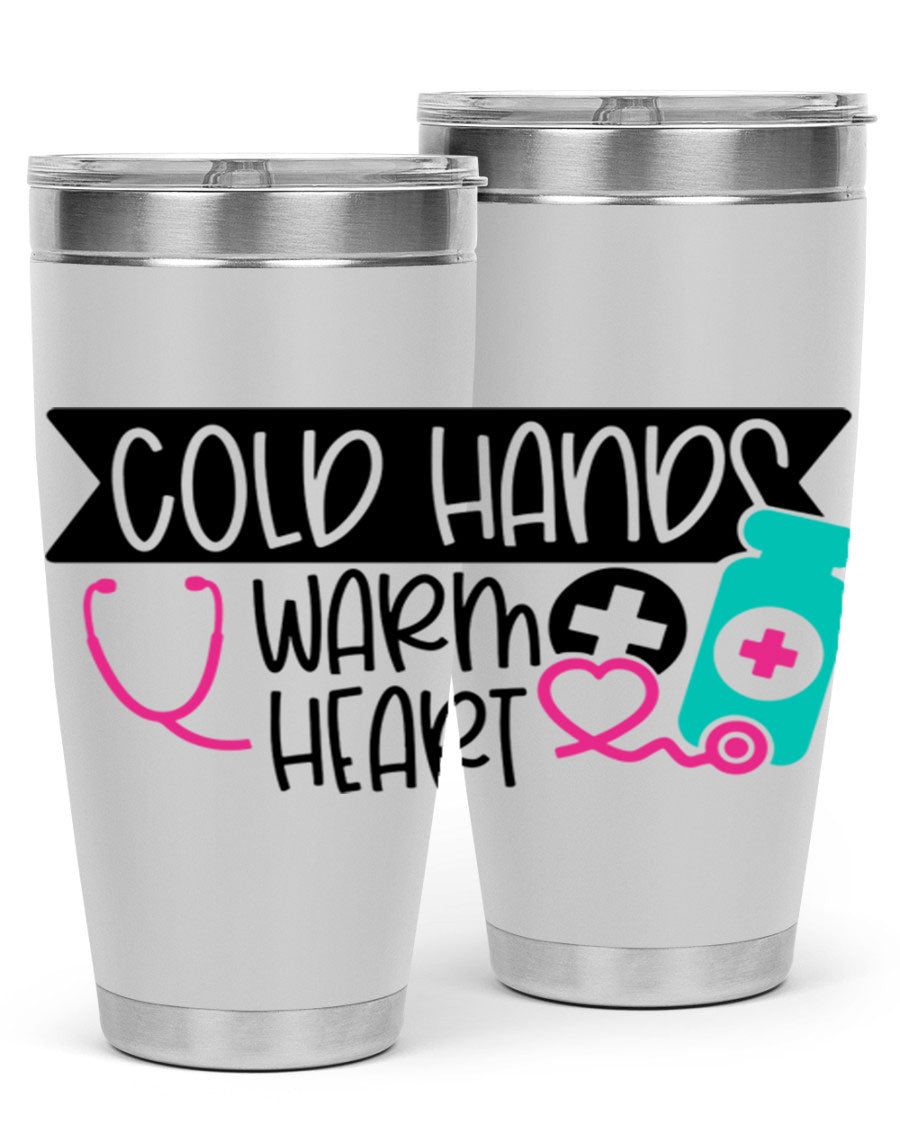 Cold Hands Warm Heart Style 205# tumbler featuring a double wall vacuum design, perfect for keeping drinks hot or cold.