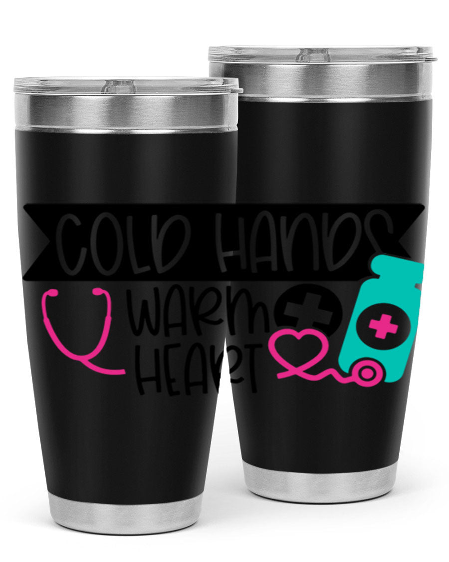 Cold Hands Warm Heart Style 205# tumbler featuring a double wall vacuum design, perfect for keeping drinks hot or cold.