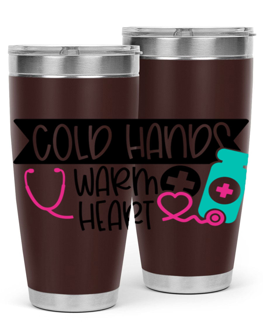 Cold Hands Warm Heart Style 205# tumbler featuring a double wall vacuum design, perfect for keeping drinks hot or cold.