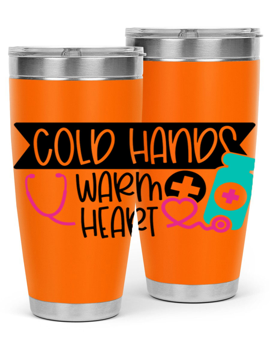 Cold Hands Warm Heart Style 205# tumbler featuring a double wall vacuum design, perfect for keeping drinks hot or cold.