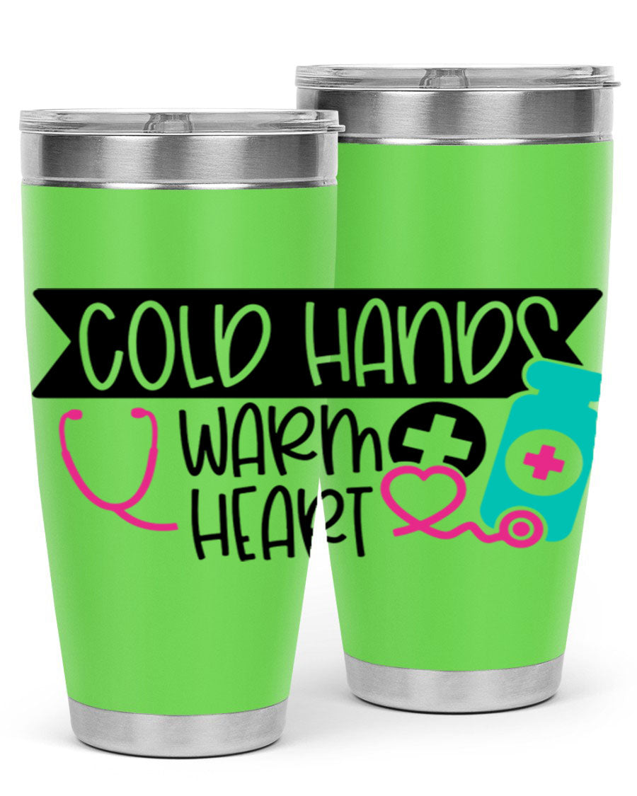 Cold Hands Warm Heart Style 205# tumbler featuring a double wall vacuum design, perfect for keeping drinks hot or cold.