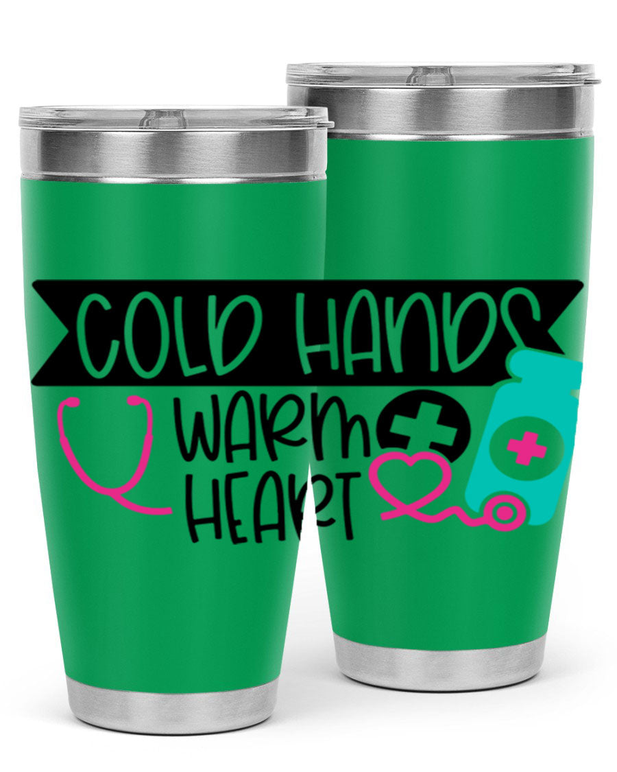 Cold Hands Warm Heart Style 205# tumbler featuring a double wall vacuum design, perfect for keeping drinks hot or cold.