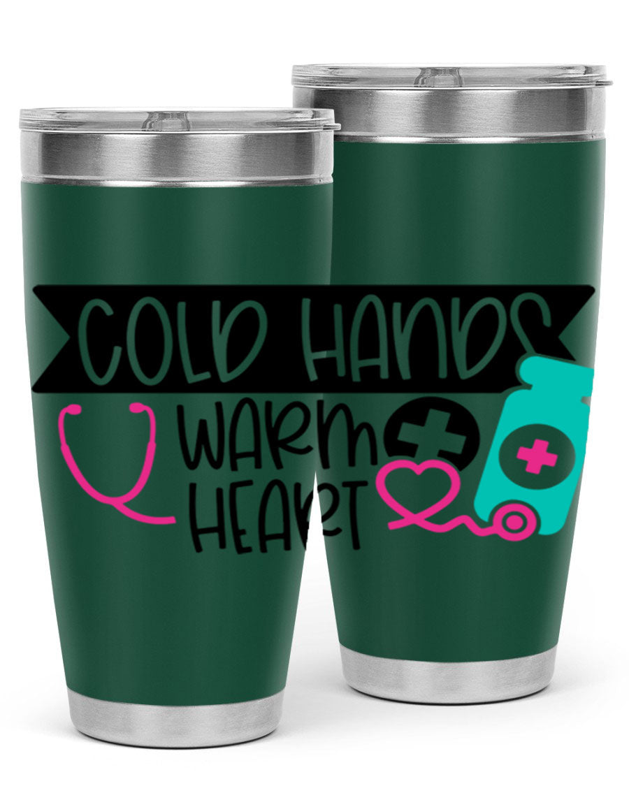 Cold Hands Warm Heart Style 205# tumbler featuring a double wall vacuum design, perfect for keeping drinks hot or cold.