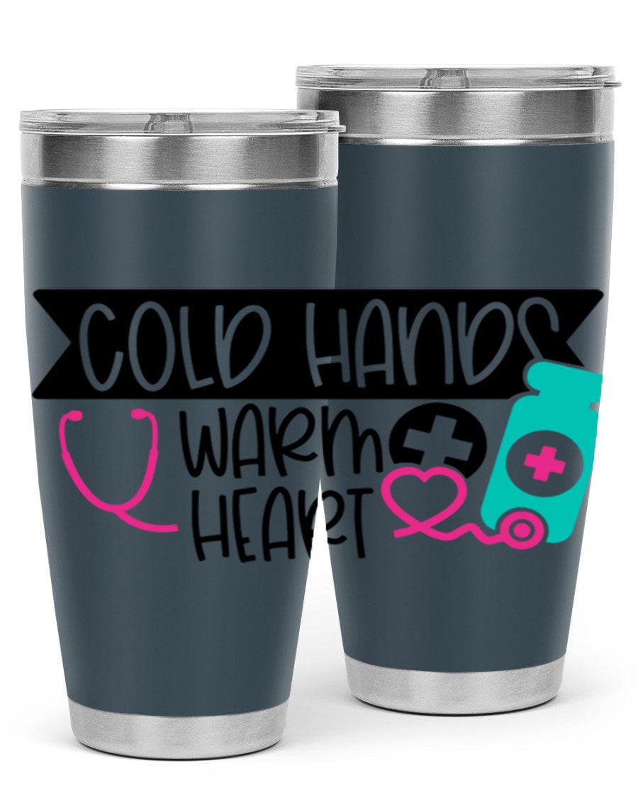 Cold Hands Warm Heart Style 205# tumbler featuring a double wall vacuum design, perfect for keeping drinks hot or cold.