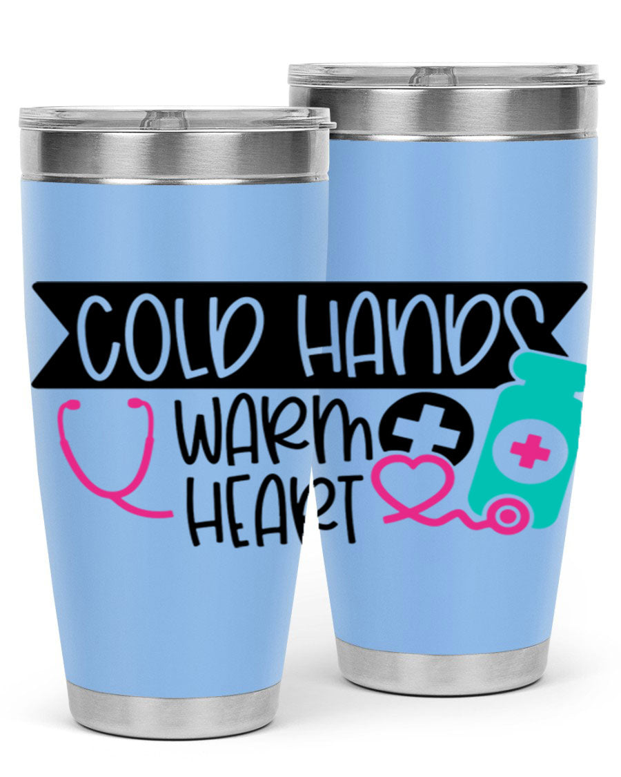 Cold Hands Warm Heart Style 205# tumbler featuring a double wall vacuum design, perfect for keeping drinks hot or cold.