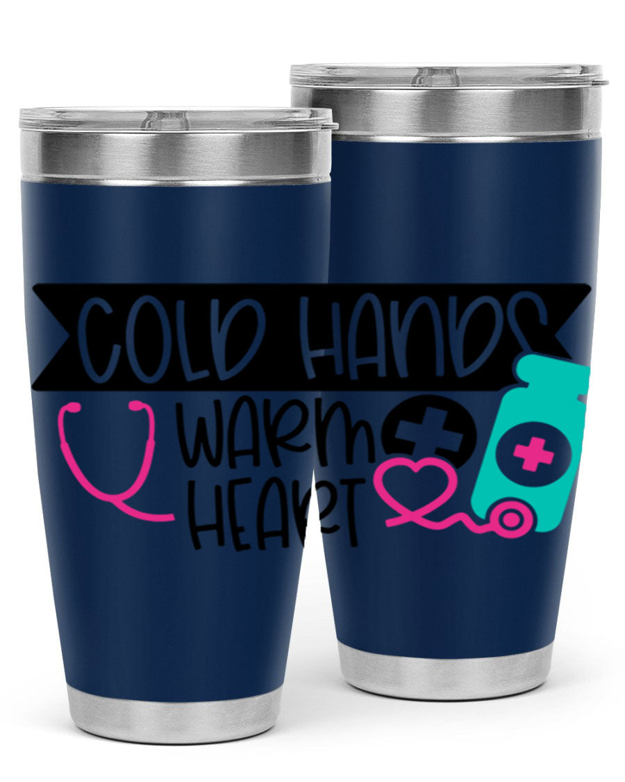 Cold Hands Warm Heart Style 205# tumbler featuring a double wall vacuum design, perfect for keeping drinks hot or cold.