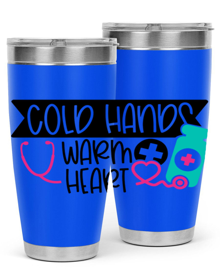 Cold Hands Warm Heart Style 205# tumbler featuring a double wall vacuum design, perfect for keeping drinks hot or cold.