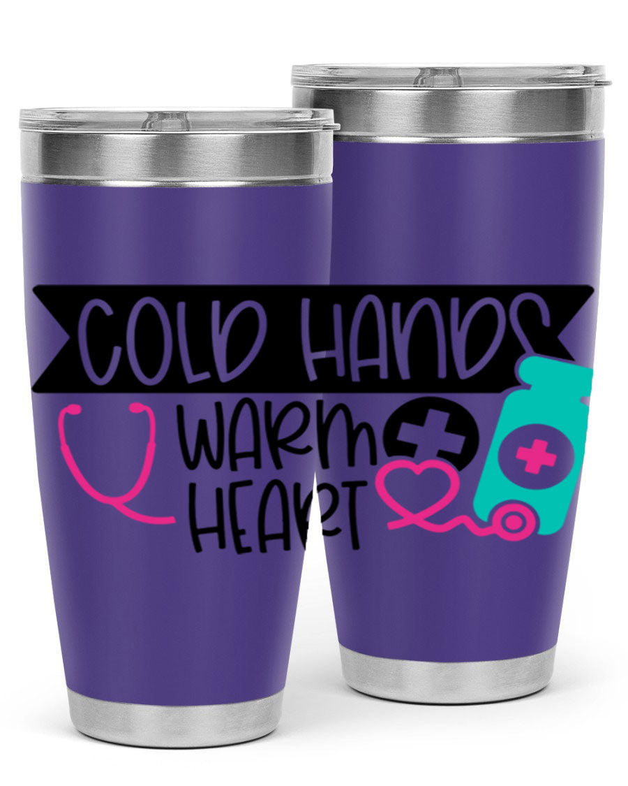 Cold Hands Warm Heart Style 205# tumbler featuring a double wall vacuum design, perfect for keeping drinks hot or cold.