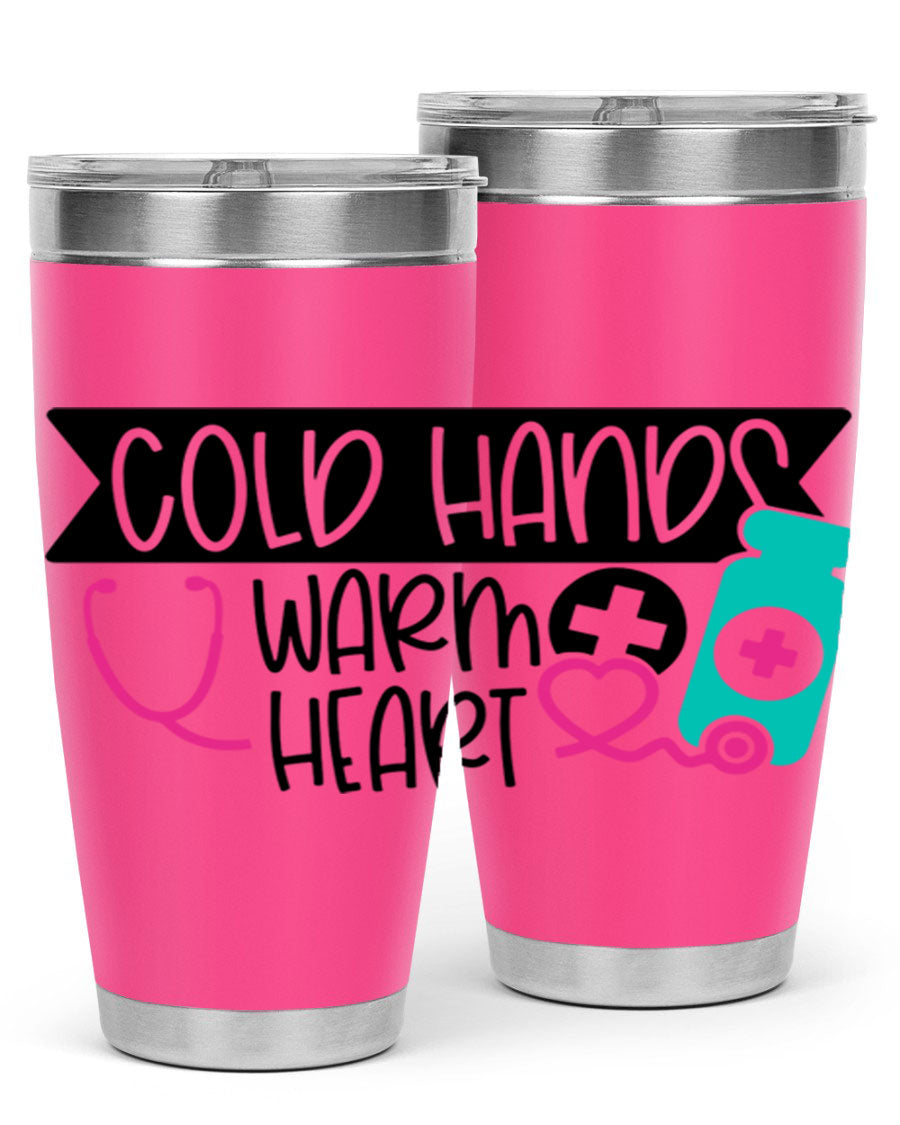 Cold Hands Warm Heart Style 205# tumbler featuring a double wall vacuum design, perfect for keeping drinks hot or cold.
