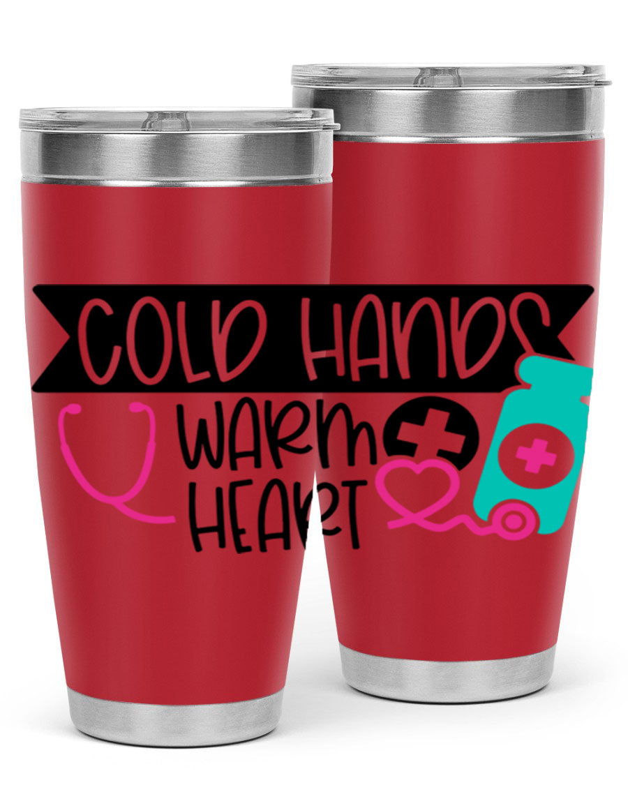 Cold Hands Warm Heart Style 205# tumbler featuring a double wall vacuum design, perfect for keeping drinks hot or cold.