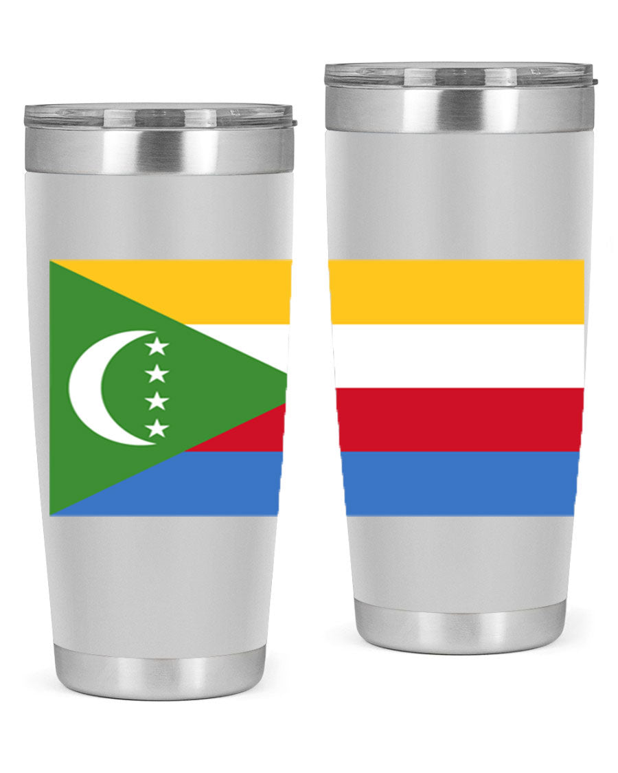 Comoros 160# Tumbler featuring double wall vacuum insulation and vibrant design, perfect for hot and cold beverages.
