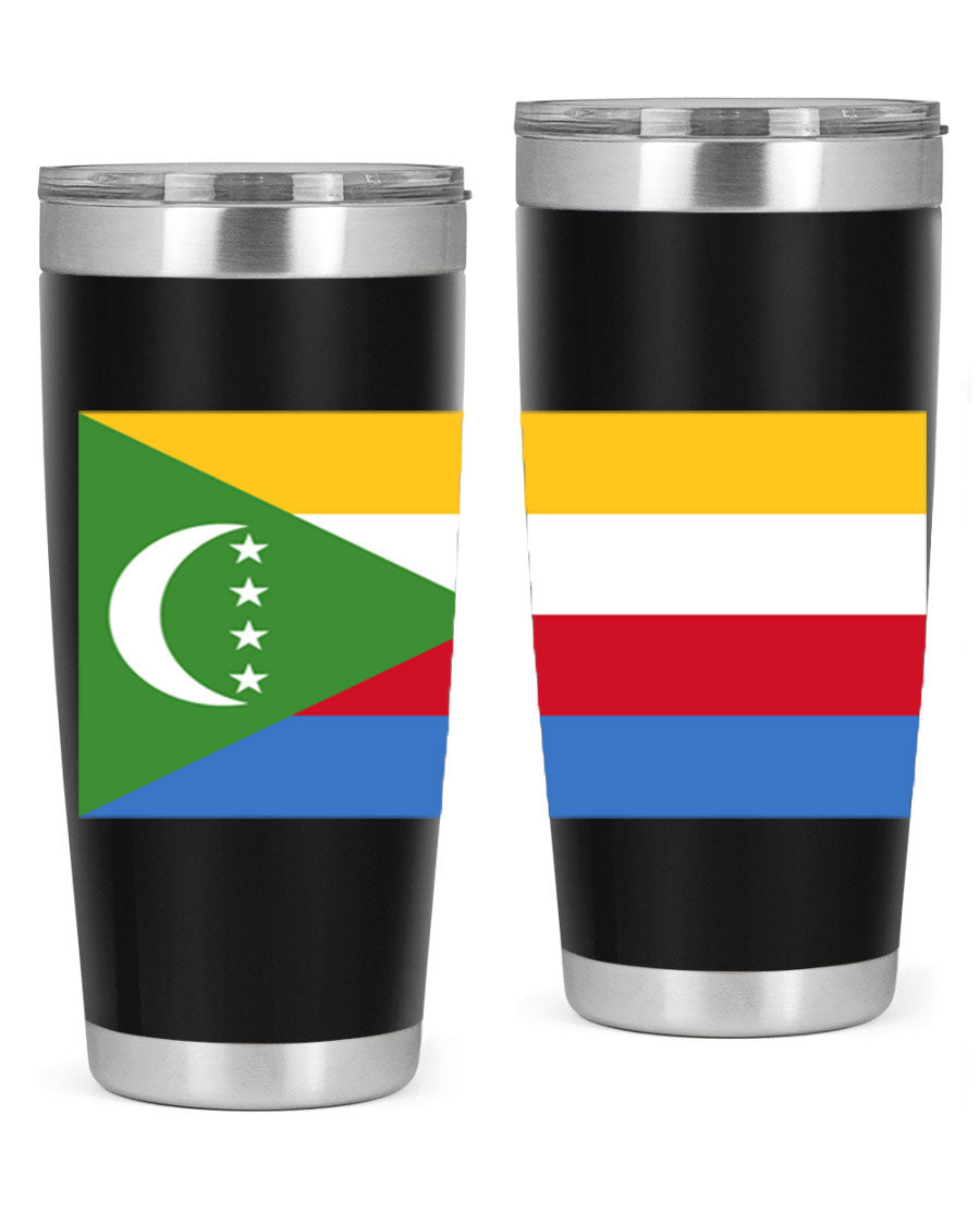 Comoros 160# Tumbler featuring double wall vacuum insulation and vibrant design, perfect for hot and cold beverages.