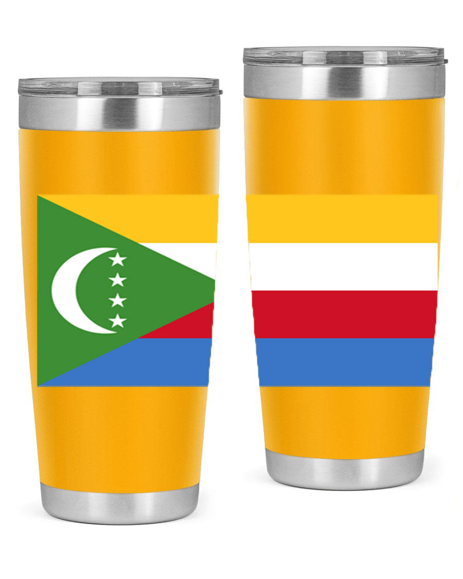 Comoros 160# Tumbler featuring double wall vacuum insulation and vibrant design, perfect for hot and cold beverages.