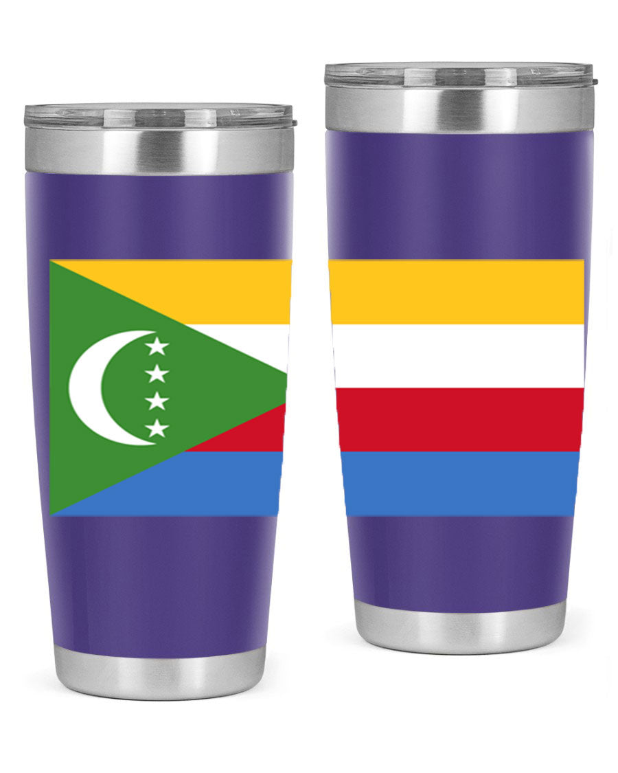 Comoros 160# Tumbler featuring double wall vacuum insulation and vibrant design, perfect for hot and cold beverages.